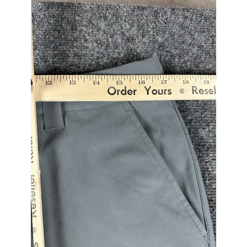 Bad Birdie Mens 34x30 Golf Pants Gray Chino Athletic Performance Casual Stretch